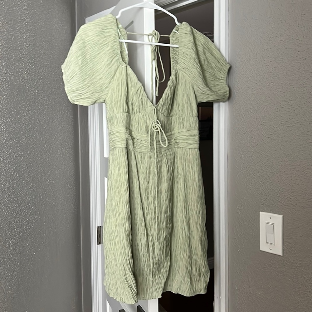 Green Flowy Dress